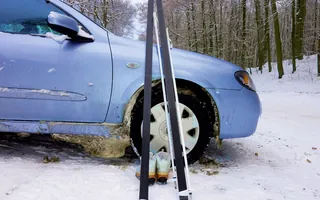 Bei den Folgen eines Verkehrsunfalls