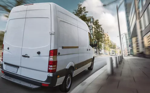Parquer une camionnette de déménagement