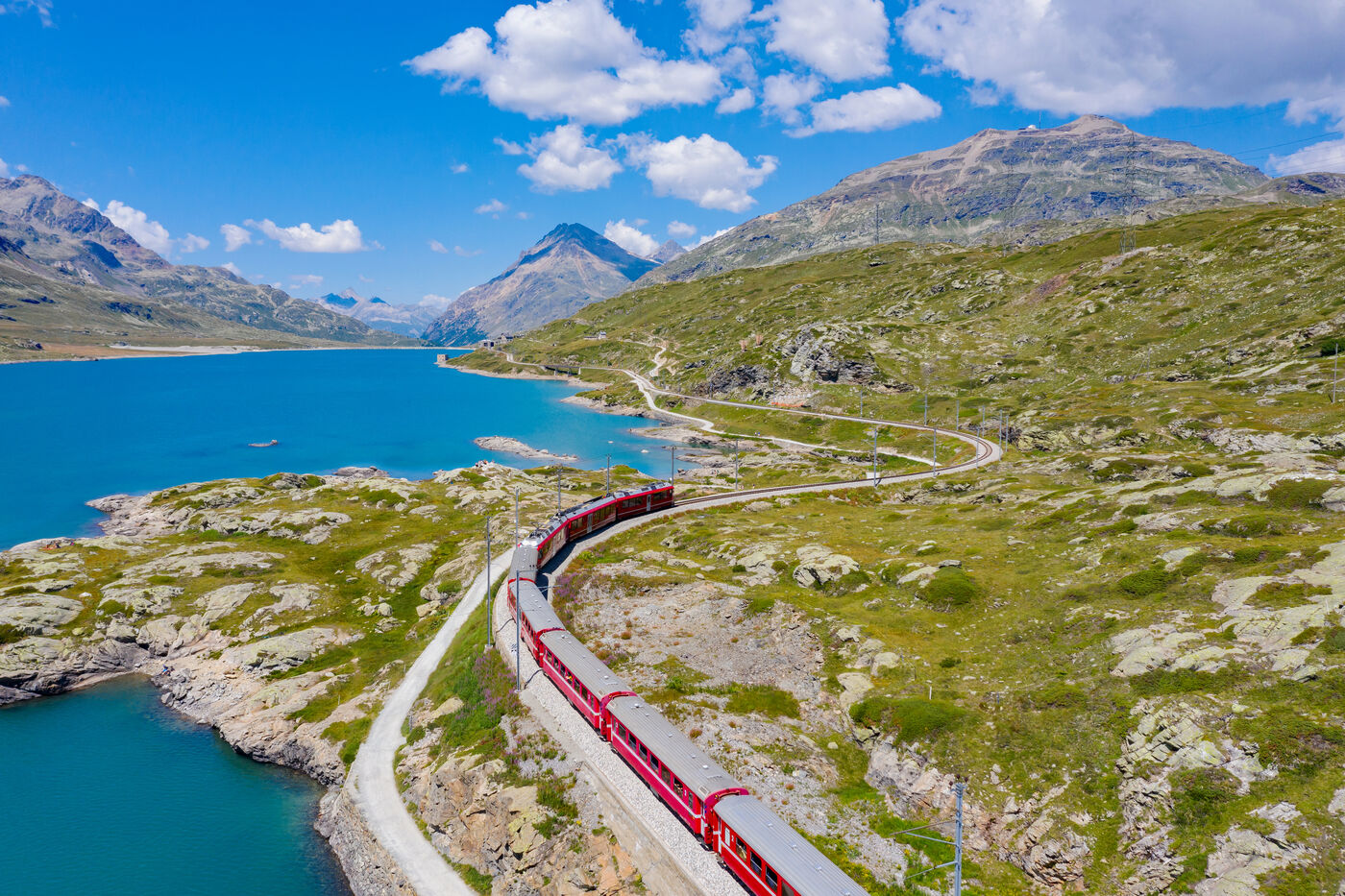 Berninapass, Lago Bianco 