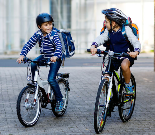 Schulanfang: sicherer mit dem Velo