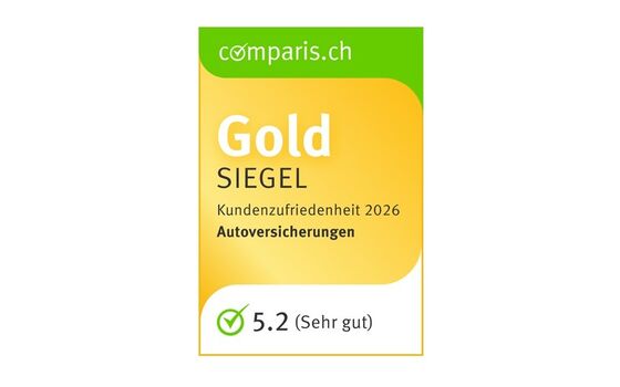 TCS Autoversicherung - Goldsiegel Comparis