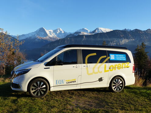 Der erste Elektro-Camper: Mercedes EQV-Yellowcamper