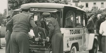 Assistance en cas d'accident par le TCS Zurich, années 1950/1960