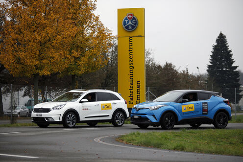 Deux hybrides à essence testées par le TCS