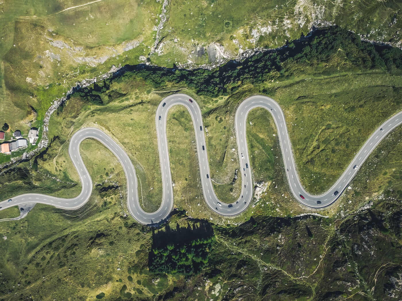 Julierpass, Passstrasse