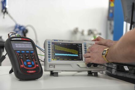 Appareils de mesure au Test Lab d'Ittigen