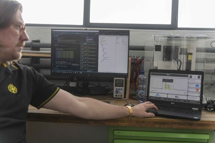 Appareils de mesure au Test Lab d'Ittigen