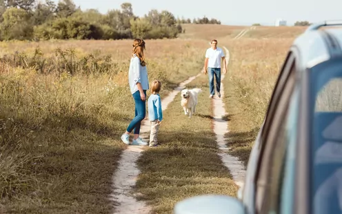 En vacances avec son chien
