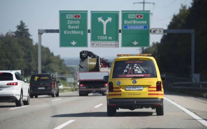 Rettungsgasse Autobahn Verkehrsregeln