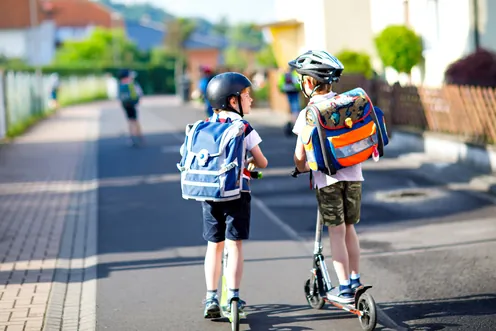 Jetzt den Schulweg üben