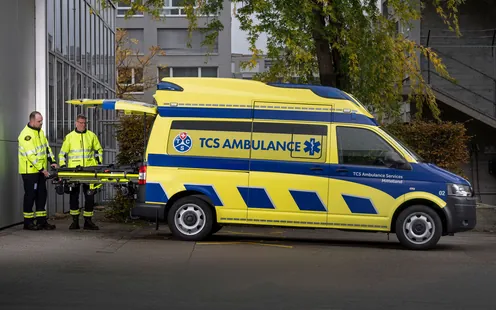 TCS Ambulance mit neuem Stützpunkt in Bern
