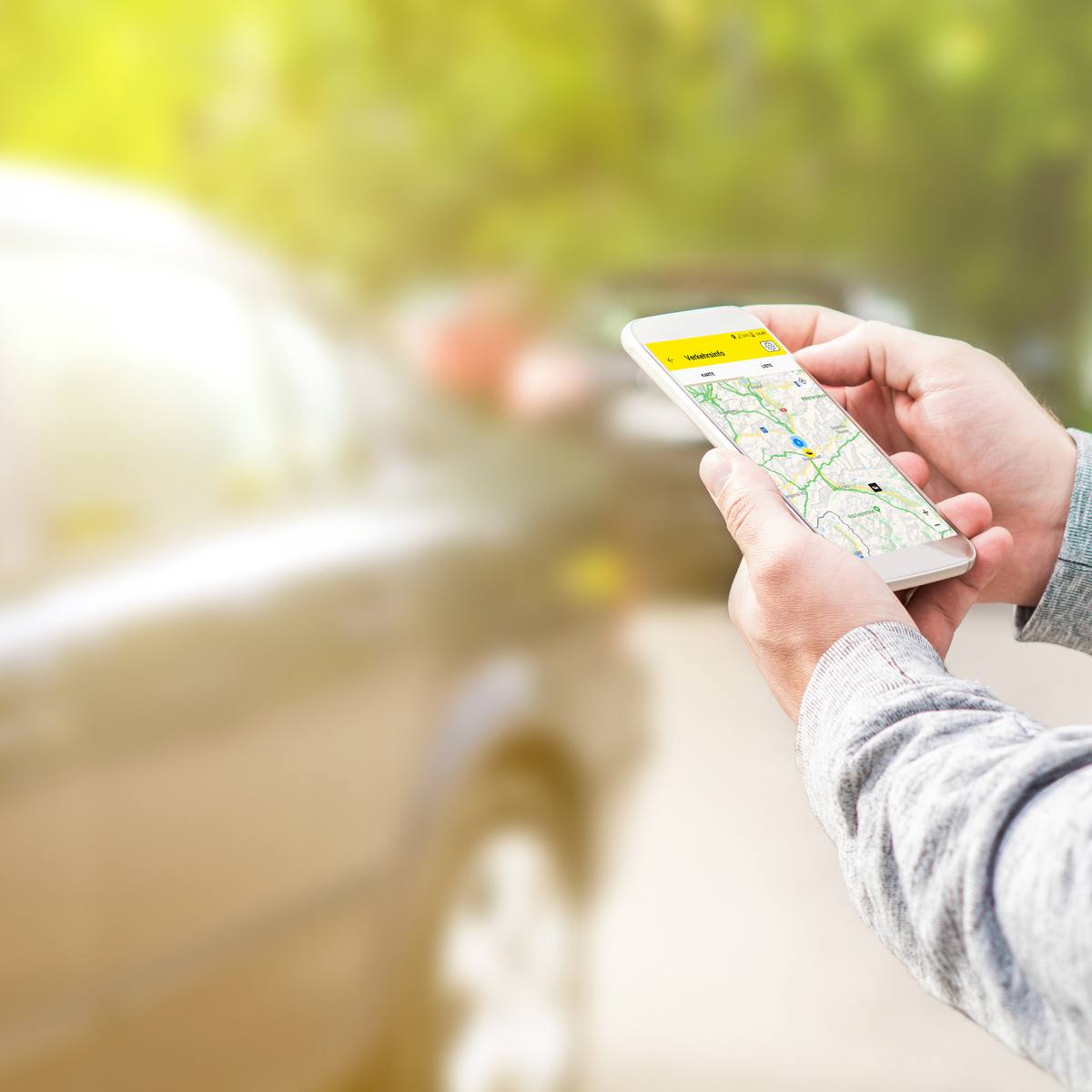 Application pour le trafic routier en temps réel