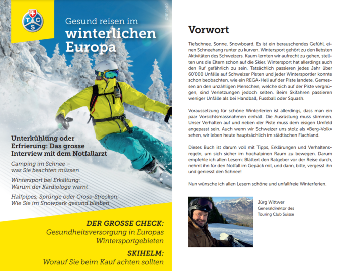 Der neue medizinische Winter-Reiseführer des TCS