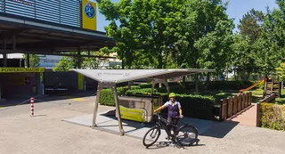 Station de lavage de vélos
