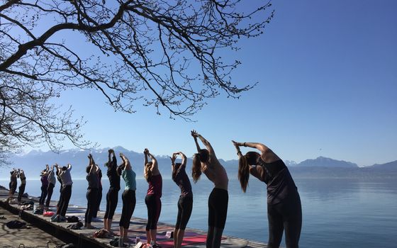 Yoga pour le corps et l'esprit, à Lausanne.