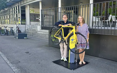 La 100e station de réparation TCS bike repAIR est désormais en service