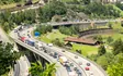 Trafic au tunnel du Gothard: webcam, fermetures et prévisions du trafic 