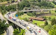 Trafic au tunnel du Gothard
