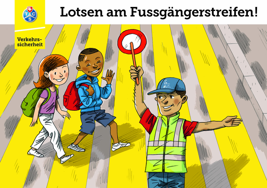 Lotsen am Fussgängerstreifen - Broschüre A5