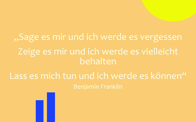 zitat kinder erlernen benjamin franklin