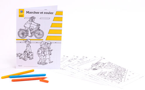 Marcher et rouler (7-9 ans) - Cahier A4