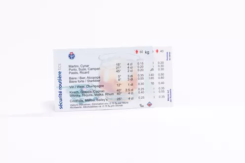 Righello «Drink or drive» (8.5 x 5.5 cm)