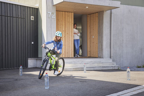 Wie bringen Sie Ihrem Kind das Velofahren bei?