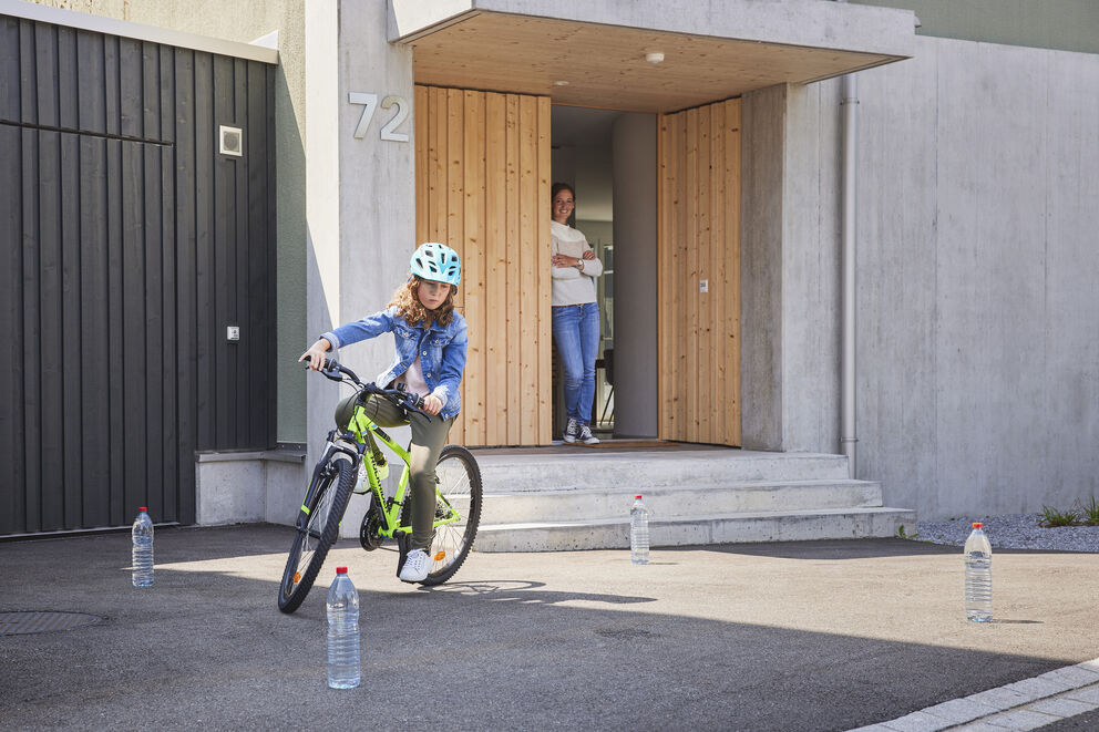 Protège roue de vélo avant pour les pieds des enfants