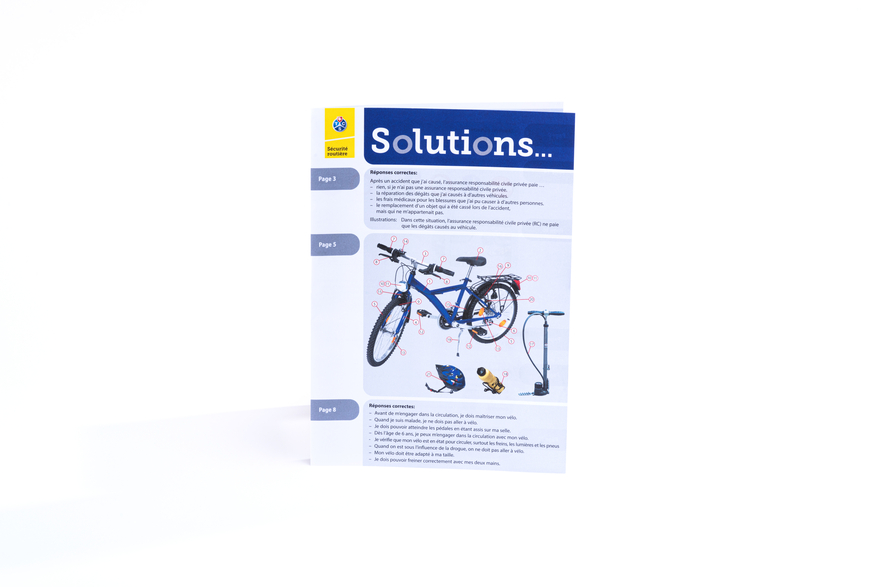 Fit à vélo - Feuille de solution