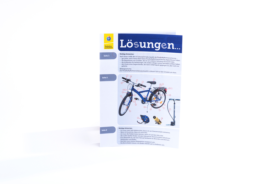 Fit fürs Velo - Lösungsblatt