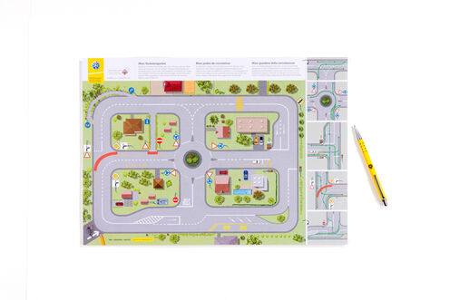 Mini Verkehrsgarten 10-12 Jahre - Plan A3