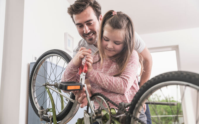 bambini conoscere la bicicletta