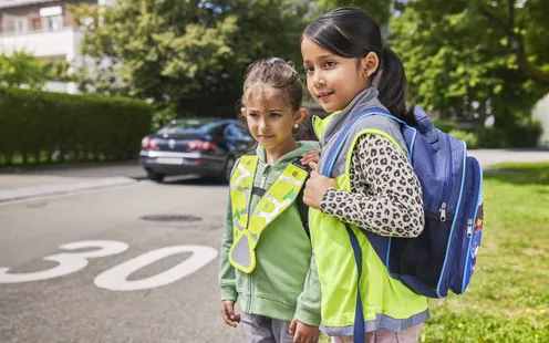 Achtung Schulanfang: Der TCS setzt auf gemeinsame Verantwortung