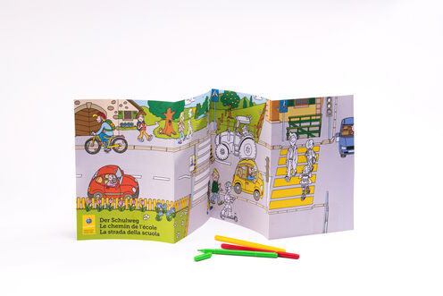 La strada della scuola (4-6 anni) - Dépliant A4