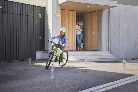 Kinder Fahrradfahren lernen