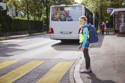 Kinder in den öffentlichen Verkehrsmitteln