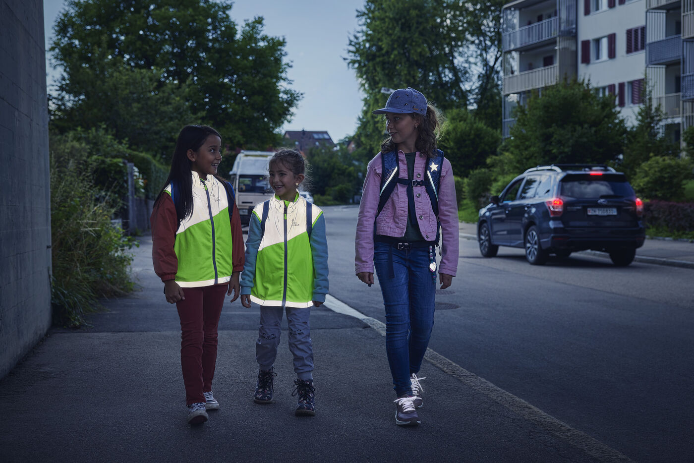 Sichtbarkeit Kinder Verkehrssicherheit Made Visible