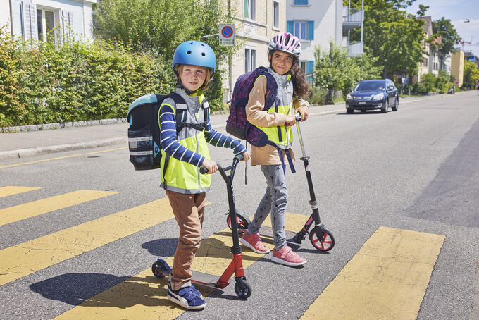 visibilite enfant trafic trottinette Made Visible