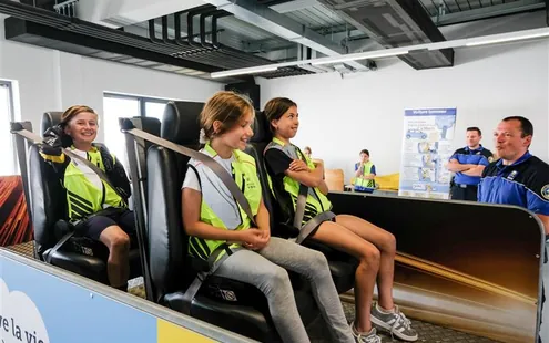 Simulateur de choc Seat belt TCS