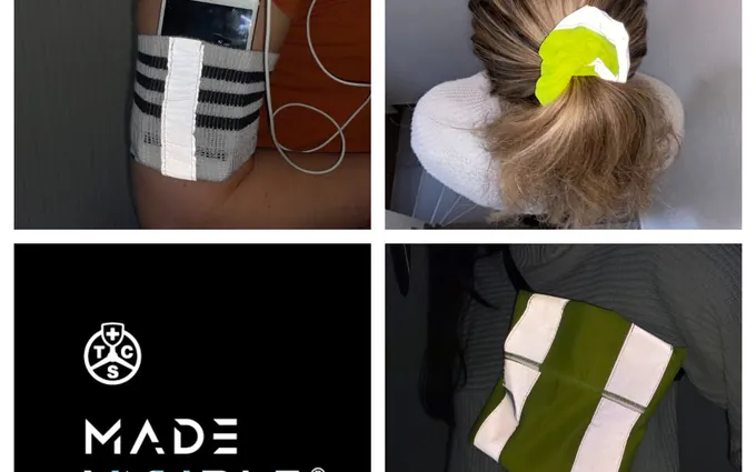 Upcycler un vieux gilet en accessoires réfléchissants