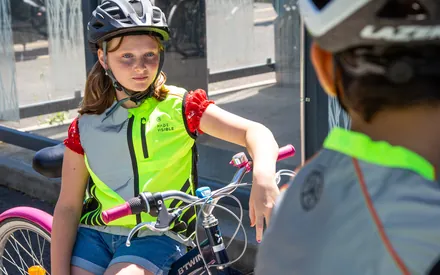 Gilet pour les jeunes cyclistes (9-12 ans)