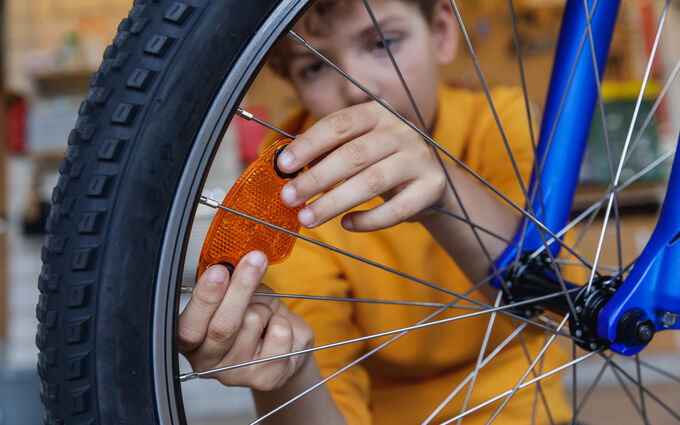 catarifrangenti sicurezza bici