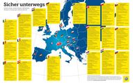 Carte à télécharger: «Réglementations de véhicule à travers l'Europe»