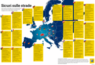 Mappa delle principali regole in Europa